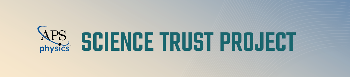 Science Trust Project banner