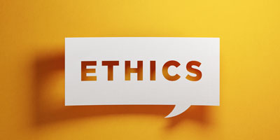 Ethics page image block