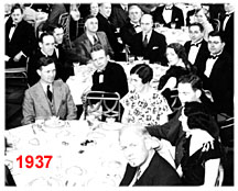 1937: Banquet, Washington DC.