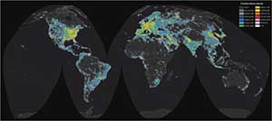 a global look at light pollution