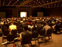 The seats were full during the plenary and public lectures in Calgary.