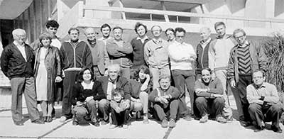 Some participants of Sochi-3 in Malyj Akhun (1986)