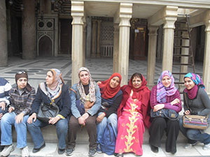 ISMWS members at the palace of Sultan Qalauun
