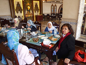 Lunch hosted by Al Azhar faculty members